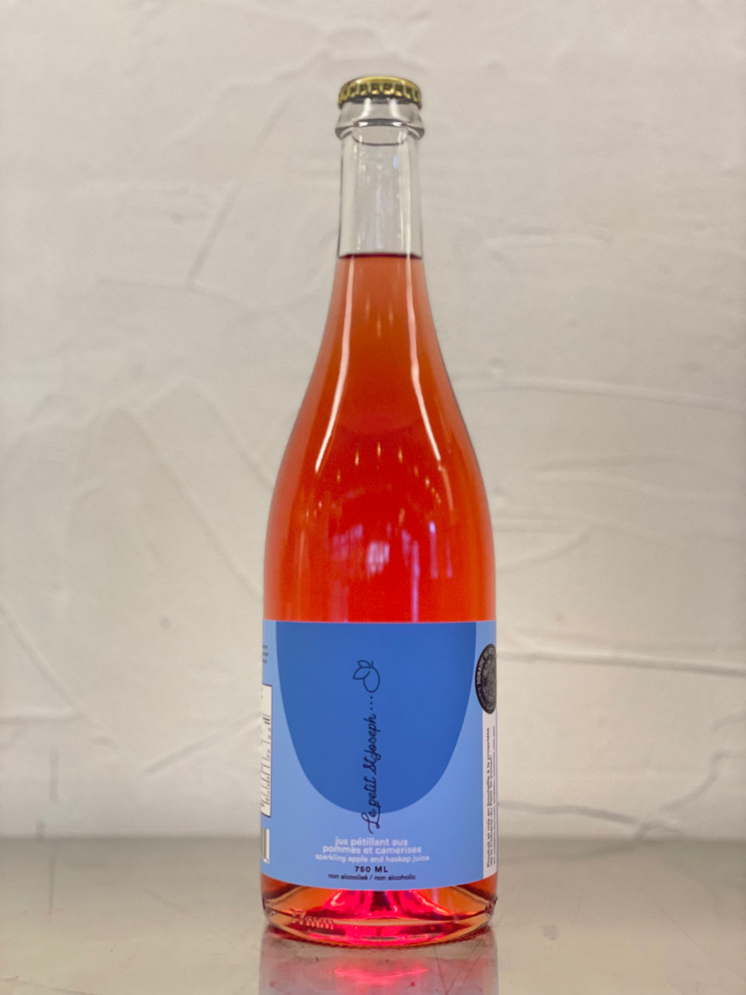 Jus pétillant pomme-camerise