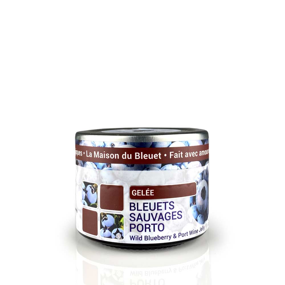 Gelée de porto et bleuets sauvages
