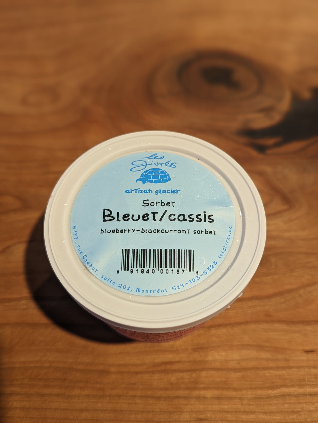 Sorbet Bleuet-Cassis 108ml